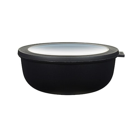 Kulho kannella Cirqula 1,25 litraa black