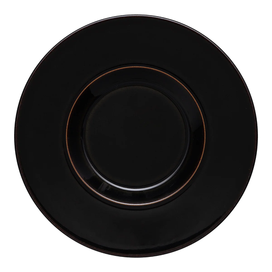 Denby Halo Brew -lautanen teekupille Musta