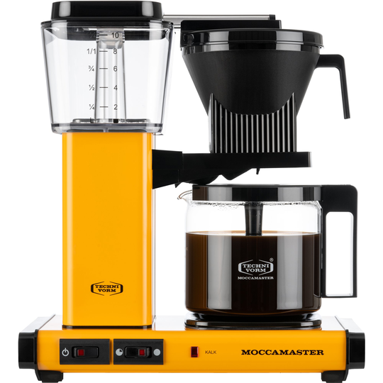 Moccamaster Automatic S kahvinkeitin, 1,25 litraa, yellow pepper