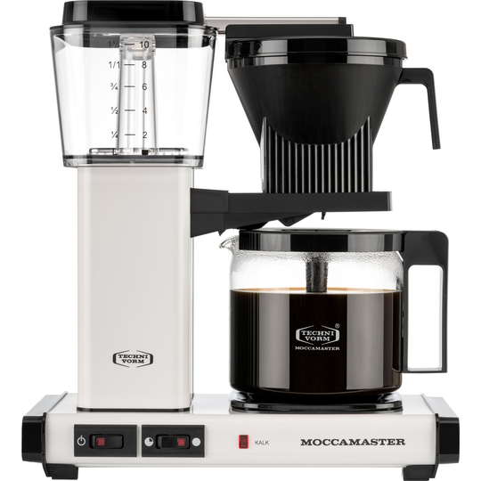 Moccamaster Automatic S kahvinkeitin, 1,25 litraa, white