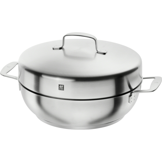 Zwilling Plus-savustuskattila mattakiillotettua terästä