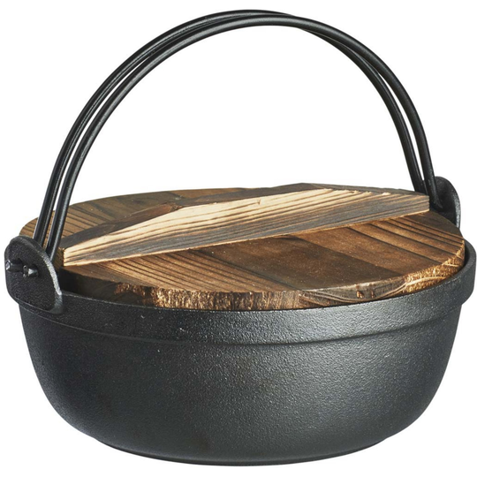 Satake Valurauta-astia, jossa on uunikansi ja puukansi, Ø 21 cm, 1,8 litraa