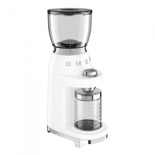 Kahvimylly Smeg 50's Style White CGF01WHEU