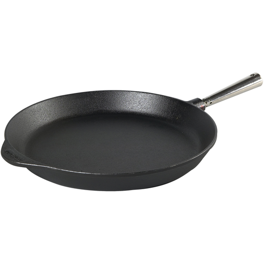 Skeppshult Paistinpannu valurautaa 36 cm, teräskahva