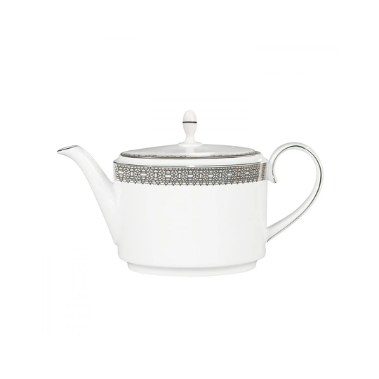 Wedgwood Vera Wang Lace Platinum teekannu 1,1 l
