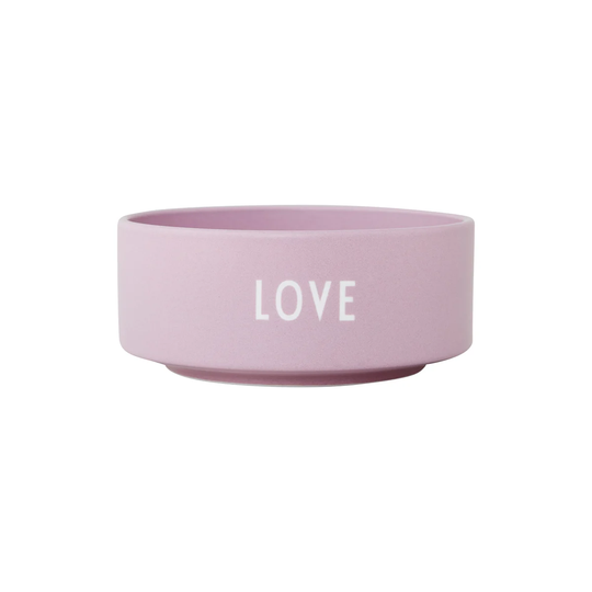 Design Letters Design Letters snack-kulho Ø12 cm Love-lavender