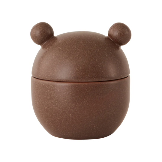 OYOY Saga Bonbonniere kulho kannellinen korkea Ø9 cm Choko