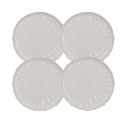 Dainty Lautanen 21 cm 4-pack Valkoinen
