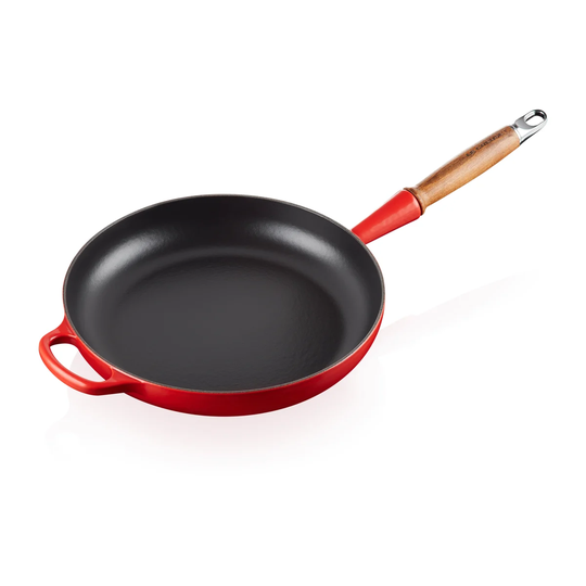 Le Creuset Le Creuset Signature -paistinpannu puukahvalla 28 cm Cerise