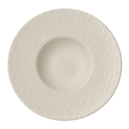Villeroy & Boch Manufacture Rock syvä lautanen Ø28 cm Blanc