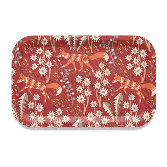 Arvidssons Textil Stjärnspeja tarjotin 21 x 31 cm Punainen