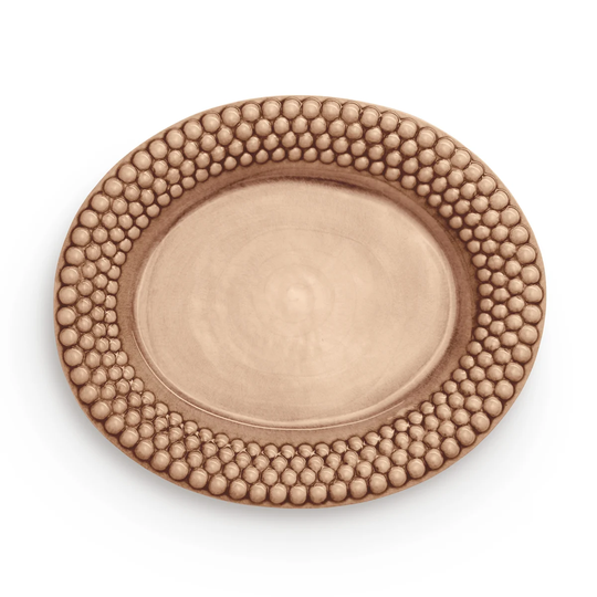 Mateus Bubbles-lautanen, ovaali 35 cm Cinnamon
