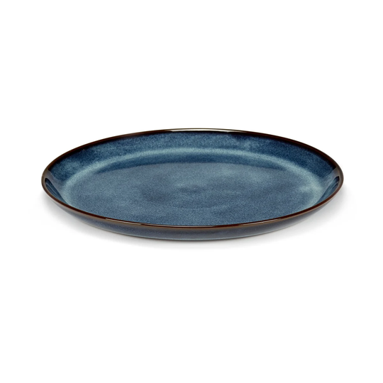 Serax Pure lautanen lasitettu M Ø 23,5 cm Dark Blue