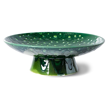 The emeralds Jalallinen kulho Large Dripping Green