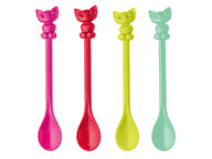 Happy spoons Kitty -kissalusikat, 4 kpl