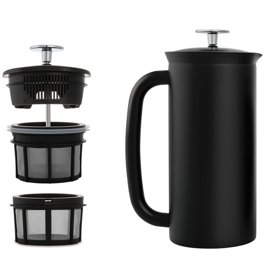 Espro P7-pressopannu, 1 l, Musta