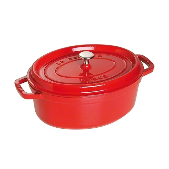 STAUB Staub ovaali pata valurautaa, 4,2 l punainen