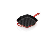 Le Creuset Signature Cerise neliönmuotoinen grillipannu, 26 cm