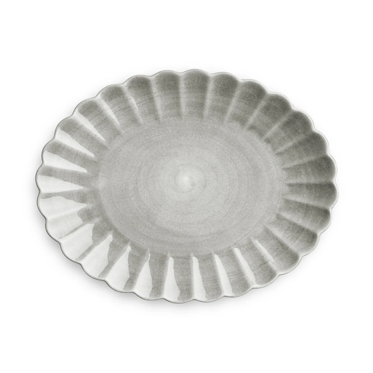 Mateus Oyster lautanen 30x35 cm Harmaa