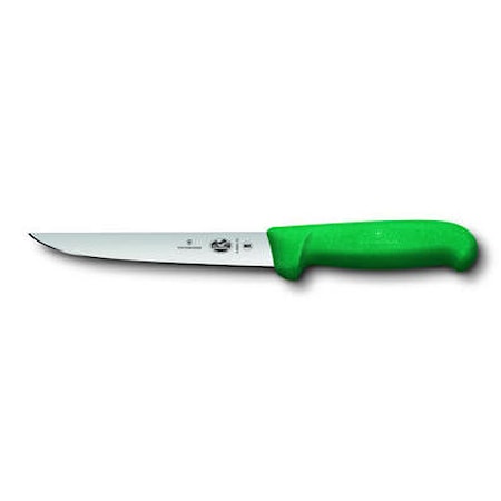 Perkausveitsi 15 cm suora ,leveä terä Fibrox, Vihreä