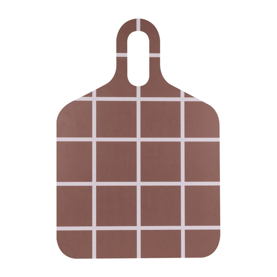 Muurla Checks & Stripes -tarjotin 30 x 44 cm Brown-beige