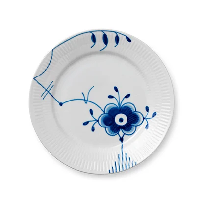 Royal Copenhagen Blue Fluted Mega lautanen 6 Ø 19 cm
