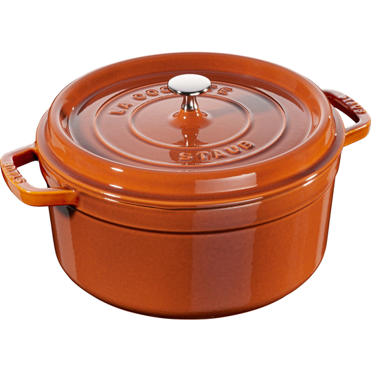 Staub Pyöreä kattila 26 cm 5,2 L, kaneli