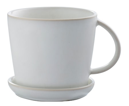 Muki Ja Lautanen Keraaminen 8.5 cm Harmaa