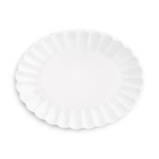 Mateus Oyster lautanen 30x35 cm Valkoinen