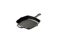 Le Creuset Signature neliönmuotoinen grillipannu, 26 cm, musta