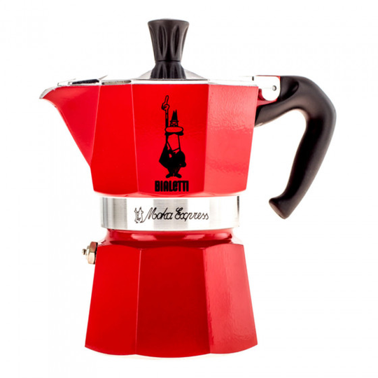 Mutteripannu Bialetti Moka Express Red 3 cups