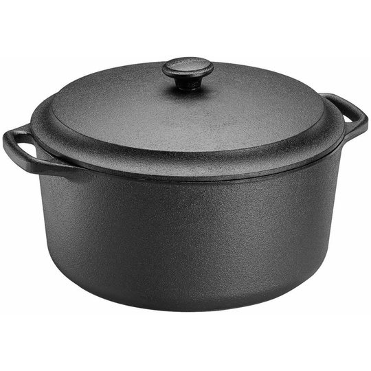 Skeppshult Pyöreä kannellinen valurautapata 7 L