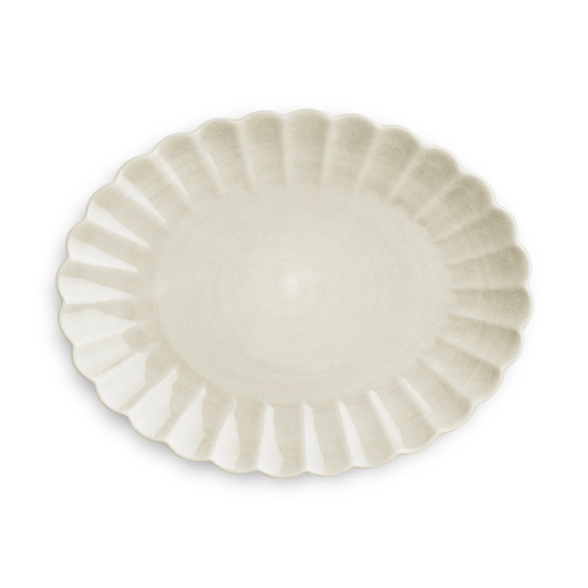 Mateus Oyster lautanen 30x35 cm Sand