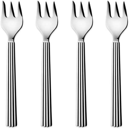 Georg Jensen Bernadotte-kakkuhaarukat, 4 kpl