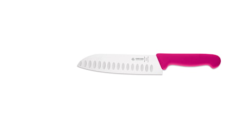 Santokuveitsi 18 cm Teräs/Muovi Vaaleanpunainen
