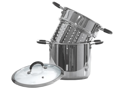 Pata 6 l, pastan valmistukseen, silikonipäällysteiset kahvat