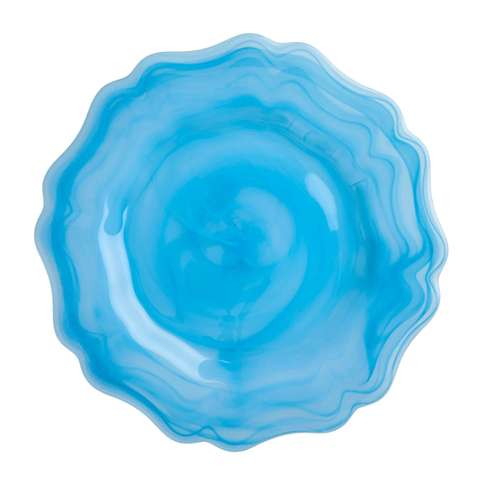 RICE Alabaster lautanen Ø 28 cm Sky blue