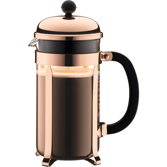 Bodum Chambord-pressopannu, 8 kuppia, kupari