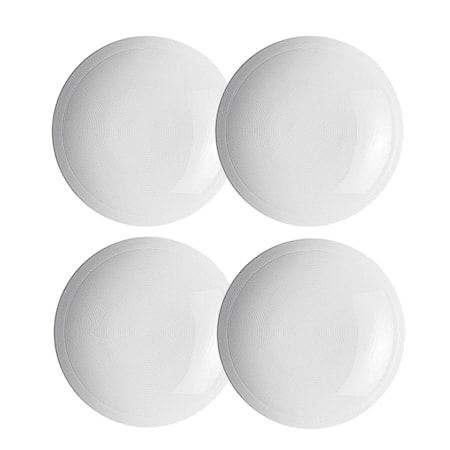 Loft Valkoinen Syvä Lautanen Ø 24 cm 4-pack