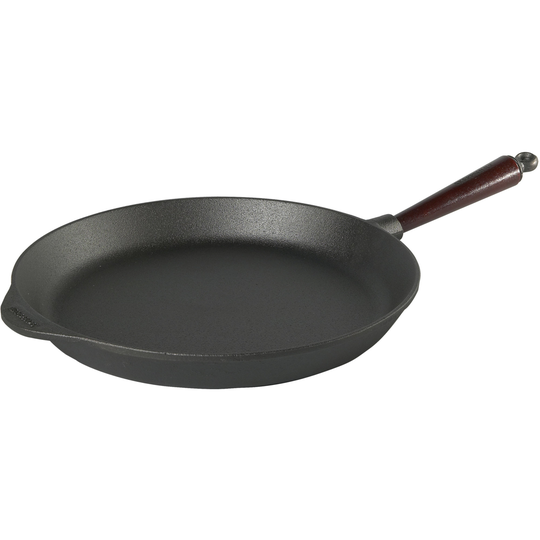 Skeppshult Paistinpannu valurautaa 36 cm, puukahva