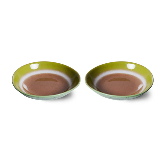 HKliving 70's curry kulho 21,7x21 cm, 2-pakkaus Upside down