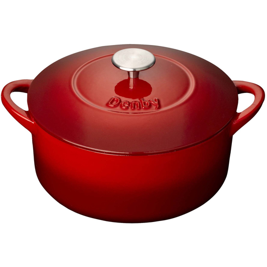 Denby Pyöreä Pomergranate-valurautapata, 24 cm, 4 litraa