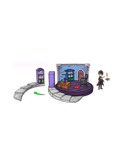 Wizarding world potions room playset