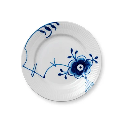 Royal Copenhagen Blue Fluted Mega lautanen 6 Ø 17 cm