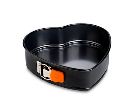 Non-stick sydämenmuotoinen irtopohjavuoka 25 cm