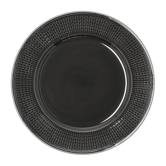 Rörstrand Swedish Grace lautanen Ø 27 cm kivi (tummanharmaa)