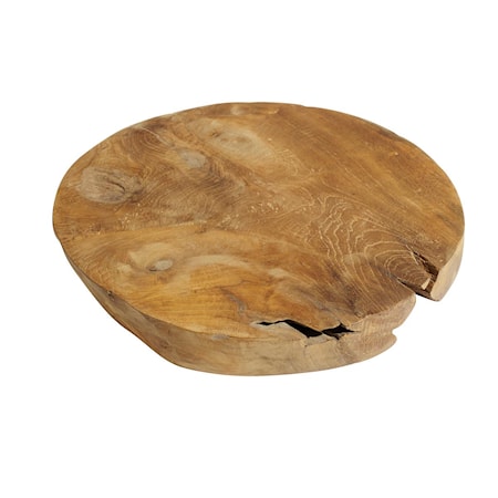 Leikkuulauta Pyöreä Natur Tiikkirot 4x31 cm