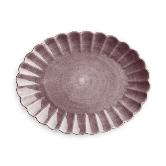 Mateus Oyster lautanen 30x35 cm Luumu