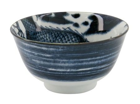 Japonism Dragon Tayo Kulho 12,7 x 6,8 cm 350 ml Musta/Sininen
