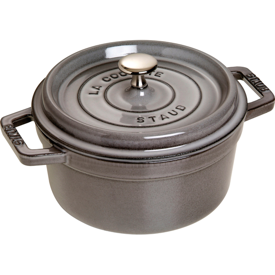 Staub Pyöreä La Cocotte, 20 cm 2,2 litraa, harmaa